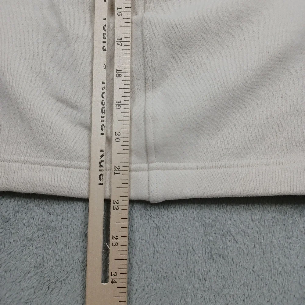 Lululemon Sweater Womens 6 Beige Braided Sleeve Pullover Fleece Casual Oversized